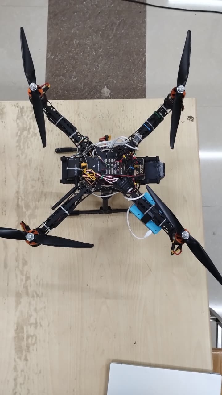 Autonomous UAV concept for GPS-denied navigation project